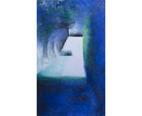 Anne Madden (b.1932)Chemins Éclairs (1988)Triptych, Oil on canvas, 195 x 339cm (76¾ x 133½)Signed, inscribed and dated 1988 o