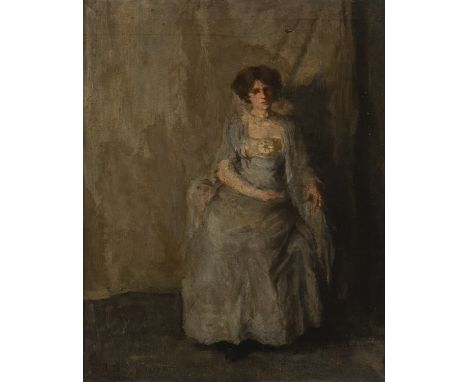 Estella Frances Solomons HRHA (1882-1968)Portrait of the Artist's Sister SophieOil on canvas, 53 x 42cm (20¾ x 16½'')Signed w