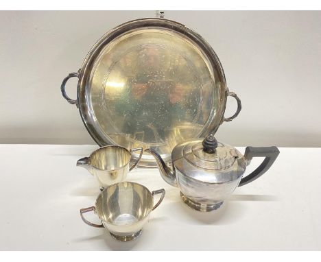A vintage Mappin and Webb silver plated tea service