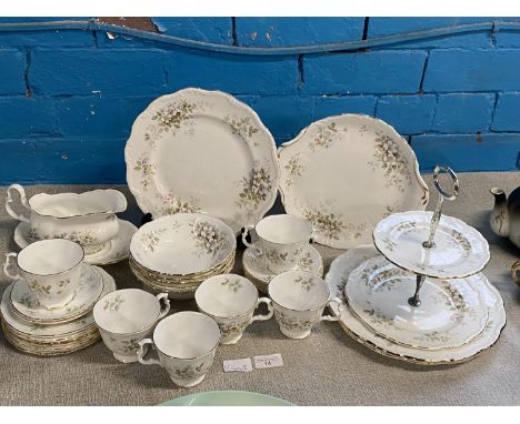 A Royal Albert Howarth tea service (31 pieces), shipping unavailable