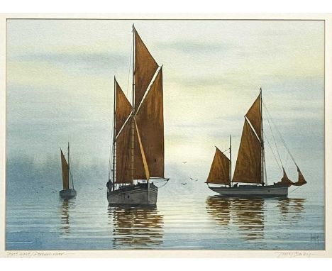 Terry BAILEY (1941) First Light, Percuil River Watercolour
Signed
Titled to the mount in graphite and further signed
33cm x 4