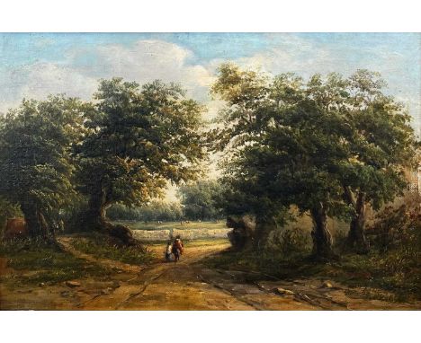 R. C. JONES (XIX-XX) A Landscape Oil on canvas
Signed and titled to the verso
30cm x 44.5cm, 39cm x 53cm framed.
Shipping is 