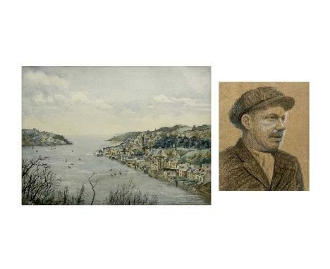 R.T. HORLEY (XX) View From Hall Walk, Fowey Watercolour
Signed and titled, dated 1960
36.5cm x 51cm, 49.5cm x 64cm framed
 
T