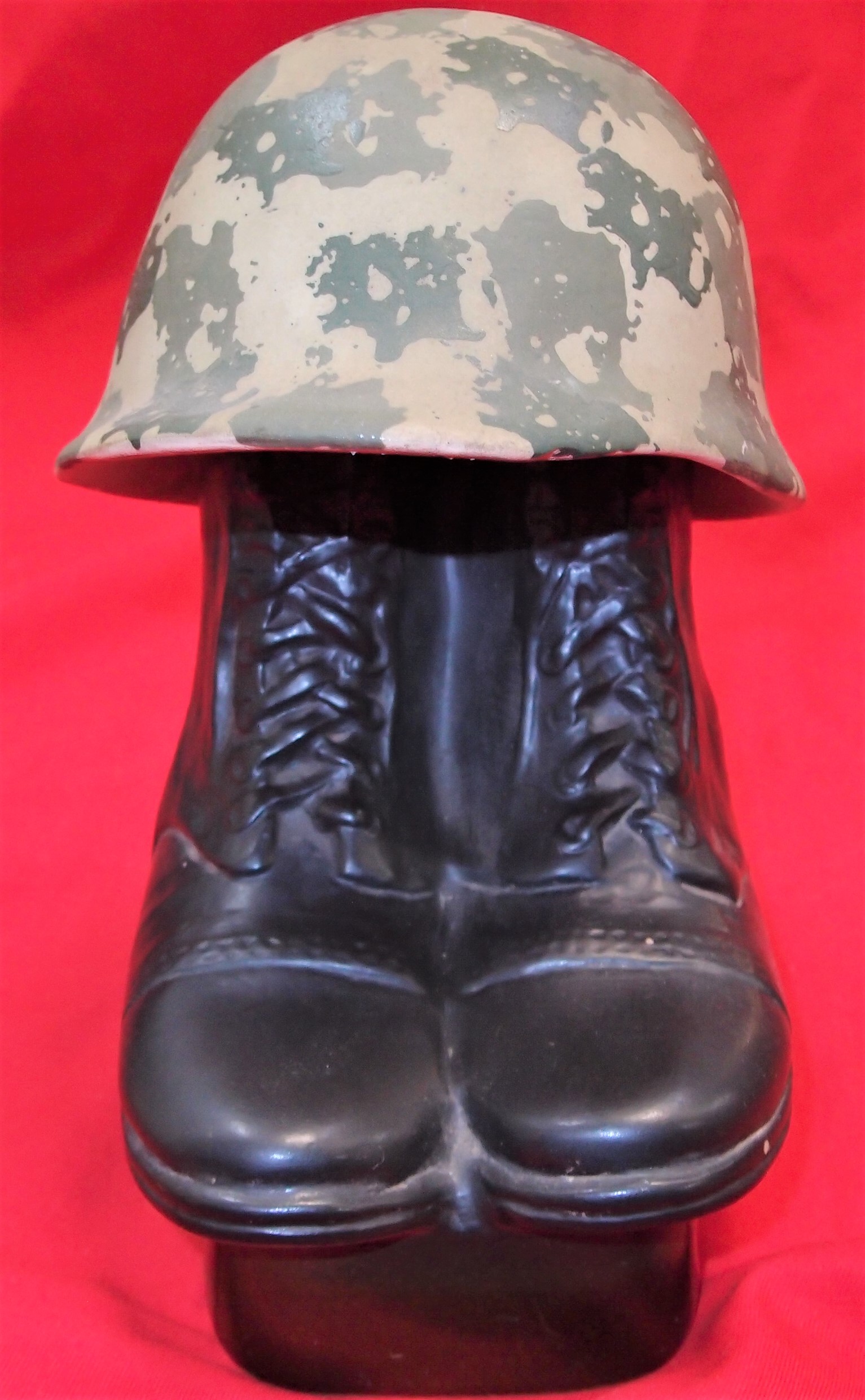 1970’s era Jim Beam US Army “Short Timer” bourbon decanter. Collectible