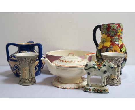 COLLECTION OF CERAMICS
including Lady Artist, Gray's Pottery, Royal Swan Babyware, Myott teapot with stand, Continental flora