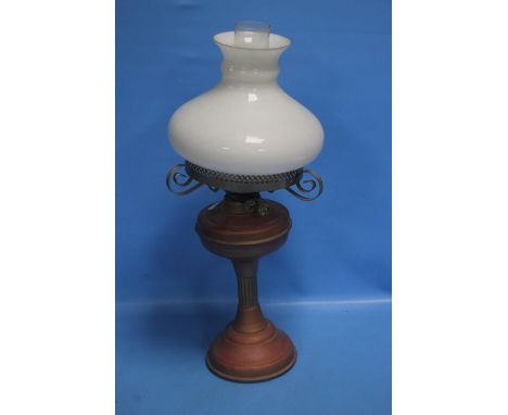 A VINTAGE PARAFFIN LAMP