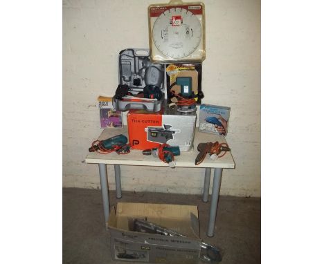 A MIXED SELECTION OF POWER TOOLS