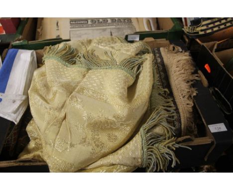 A SMALL COLLECTION OF VINTAGE THROWS 