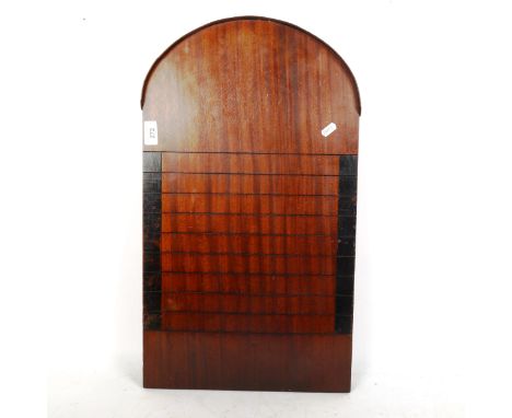 A Vintage Shove Penny board, and a pine boxed tool set (2) 