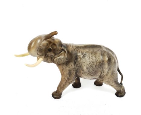 A large Beswick ceramic elephant figure, height 30cm 