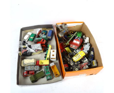 A collection of Vintage diecast toy vehicles etc 