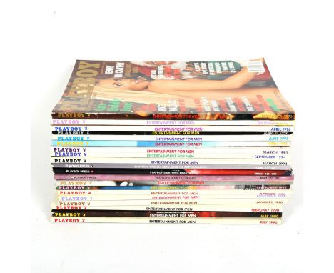 A quantity of Vintage Playboy magazines 