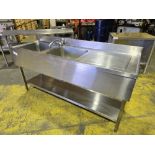 *No Reserve* Stainless Double Sink Unit With Tap