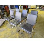 *No Reserve* 4x Beige Faux Leather Dining Chairs