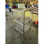 *No Reserve* Stainless Shelf Unit