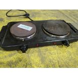 *No Reserve* Twin Hob - Counter Top