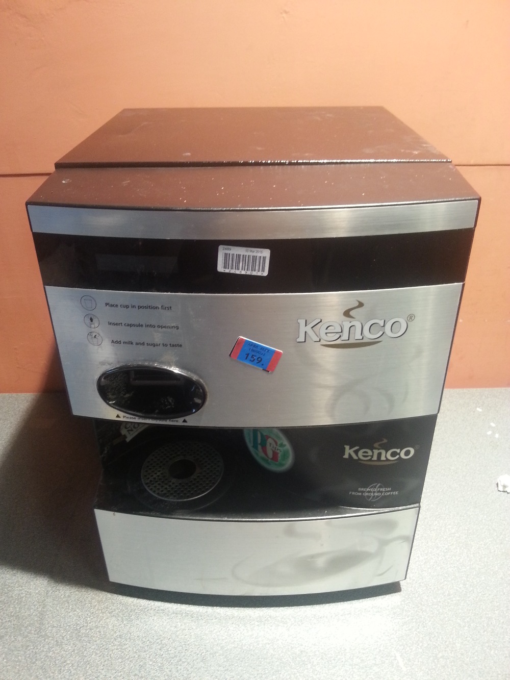 KRAFT Pod Coffee Maker - Powers On