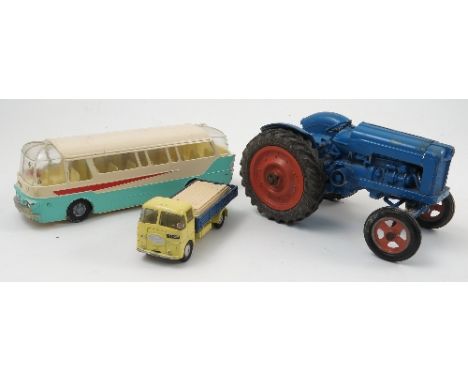 A Corgi toys Massey-Ferguson 780 Combine Harvester, 1111, boxed, together with a Corgi Toys Euclid TC-12 tractor with dozer b