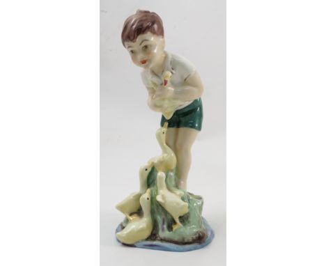 A Royal Worcester figure, Johnnie, model number 3433, modelled by F G Doughty, height 6.5ins Condition report: good condition