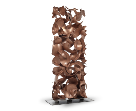 Tarek Elkassouf (Liban, né en 1985)Yalla Tnâm, Yalla Tnâm sculpture en cuivresigné et numéroté '2/8', numéro 2 d'une édition 