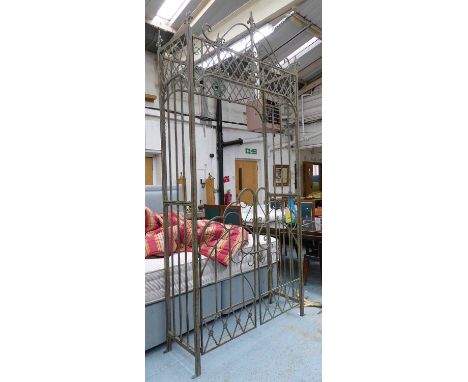 GARDEN GATE, of substantial proportions, French style, 259cm H x 126cm.
