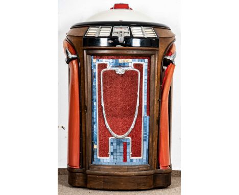 Orig. US-amerikanische Seeburg "Trashcan" Juke-Box, Baujahr ab 1946; unrestaurierter Fundzustand, stand jahrzehntelang in nor