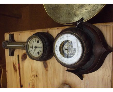 Wall barometer in the form of an anchor (some alterations)