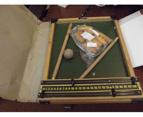 Vintage table skittles 