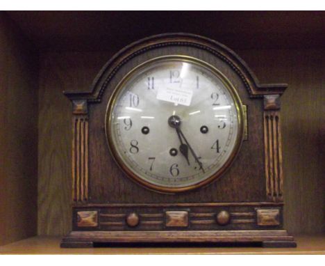 Edwardian Westminster chime mantel clock