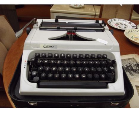 Vintage Erika typewriter 