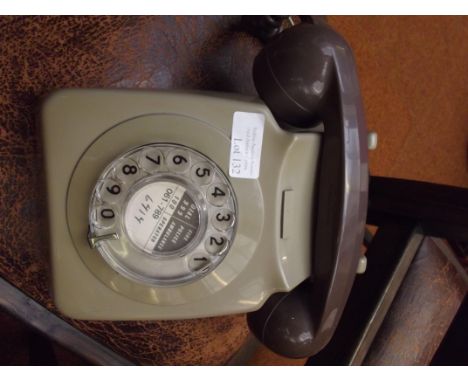 Two vintage telephones 