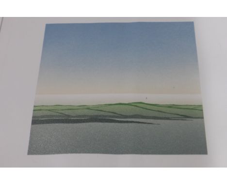 Brendan Neiland R.A - A Limited Edition print entitled Plaza numbered 16/65 unframed - 75cm x 50cm with six other unframed mo