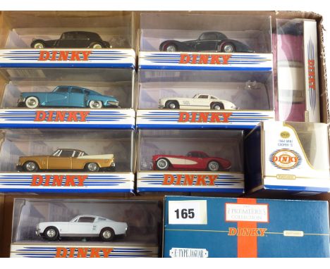 MATCHBOX DINKY SERIES BOXED CARS X9 COMP: DY 22,14,11B, 12, 23,16B,7,21 PLUS PEWTER E TYPE JAGUAR