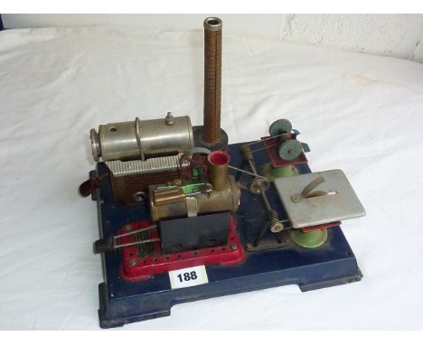 MAMOD /SIMILAR STATIONARY ENGINE WITH A MINI SAW & BOILER HOUSE