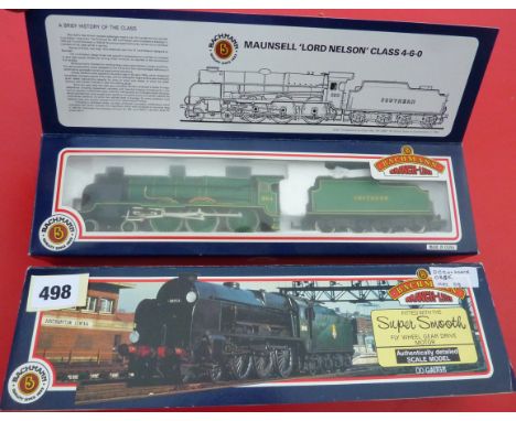 BACHMANN 31-404 LORD NELSON 855 SR ( ADVISED CHIP REF 0855) & 31-401 LN CLASS 864 SR LIVERY BOTH BOXED