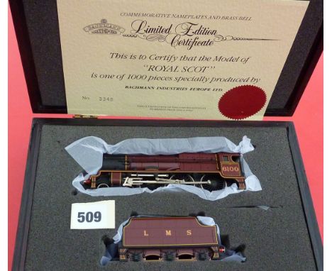 BACHMANN PRESENTATION BOXED COMMEMORATIVE MODEL 3348 4-6-0 6100 ROYAL SCOT