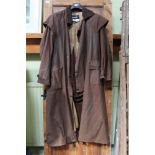 A vintage Barbour Stockman full length coat