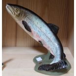 Beswick 2066 - A model of a leaping Rainbow Trout