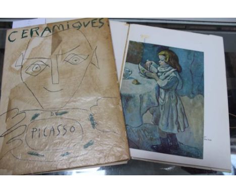 "Ceramiques de Picasso" by Suzanne and Georges Ramie, edition D'Art  Albert Skira, Geneve, with tipped in colour plate illust