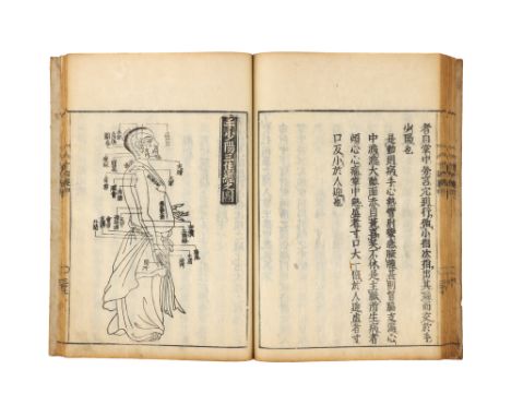 Title: Shinkan Jushikeiraku Hakki - Chinese Acupuncture and Moxibustion, (jo, chu, ge – in one volume) Edo Period (1762), han