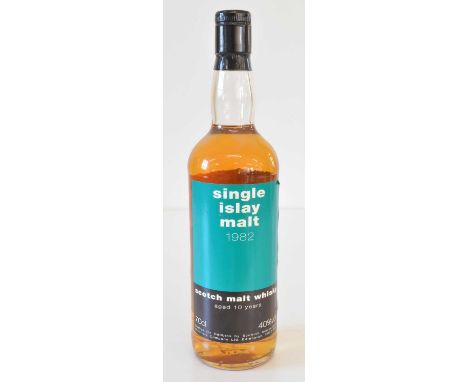 Vintage 1982 Single Islay Malt 10 YO 1 bottle (70 cl) Vintage 1982 Single Islay Malt (Bottled for Oddbins) 10 YO 40% ABVQty: 