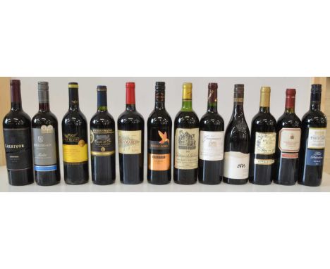 Mixed case of mature red drinking wines 12 bottles Mixed case mature Red Drinking Wines comprising: 1 bottle Wolf Blass Caber