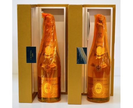 Champagne Louis Roederer Cristal 2 bottles Champagne Louis Roederer Cristal Vintage 2006 – perfect condition – in original pr