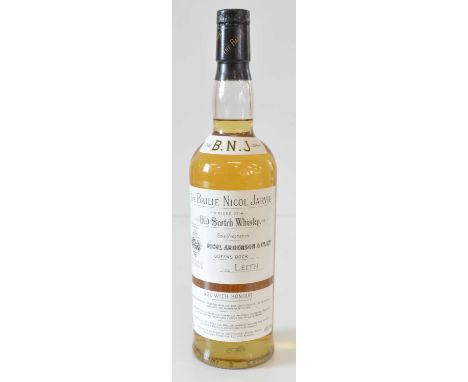 ‘The Bailie Nicol Jarvie’ (B.N.J) 1 bottle ‘The Bailie Nicol Jarvie’ (B.N.J) Old Scotch Whisky Very Old Reserve ‘Aged With Ho