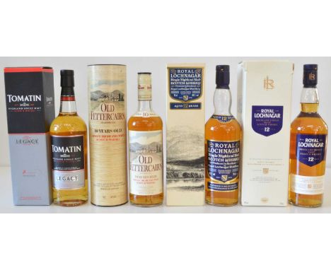Highland Single Malt Scotch Whiskies 4 bottles Mixed Lot Highland Single Malt Scotch Whiskies comprising: 1 bottle (70 cl) Ol