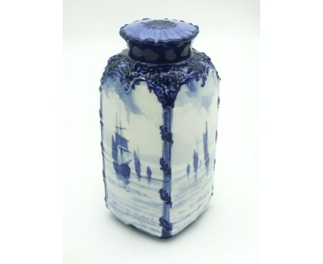ROYAL CROWN DERBY JAR &amp; LID BY W.E.J DEAN