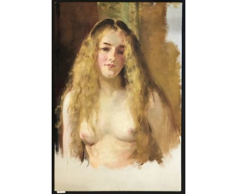 ARTHUR PAUL DRUMMOND STUDIO SKETCHES - PORTRAIT OF THE GIRL