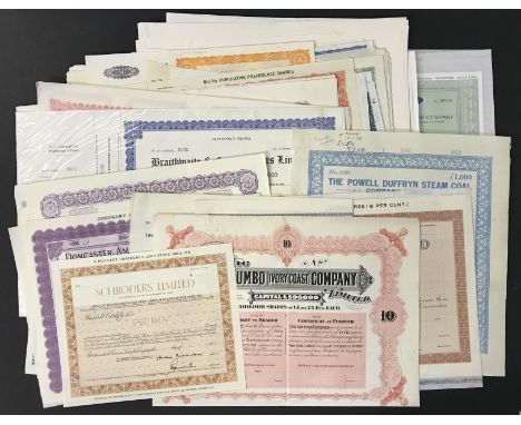 MIXED WORLD SHARE CERTIFICATES (INCLUDING MANY RUSSIAN) 32