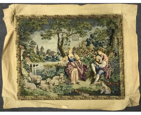 LARGE EIGHTEEN CENTURY STYLE TAPESTRY