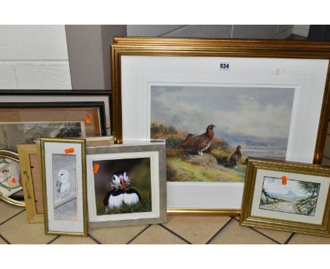 TWO LIMITED EDITION PRINTS AFTER ARCHIBALD THORBURN, comprising 'Above Loch Maree' and 'Ptarmigan in the Glen', both numbered